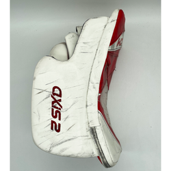 CCM Axis 2 - Bloqueur de gardien de but Pro Stock d'occasion (rouge/blanc)