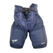 Bauer Supreme - Pantalon de hockey NCAA Pro Stock pour femme (bleu marine)