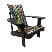 Chaise en forme de bâton de hockey