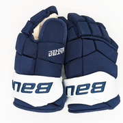 Gants Bauer Supreme Ultrasonic - NCAA Pro Stock (bleu marine/blanc) - Intermédiaire