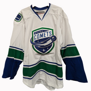 AHL - Maillot extérieur des Comets d'Utica (blanc/bleu/vert)